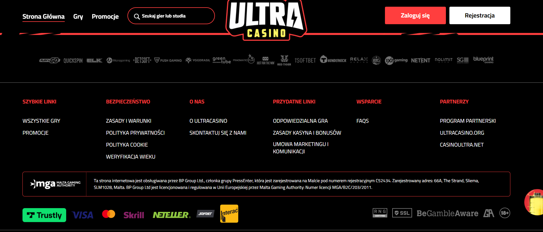 Ultra Casino Online
