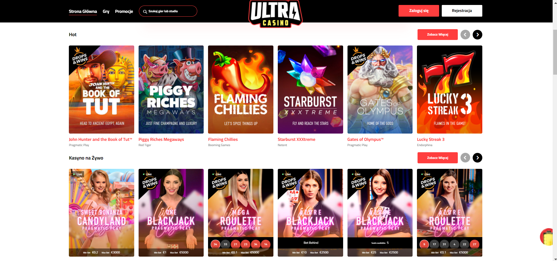 Ultra Casino Online